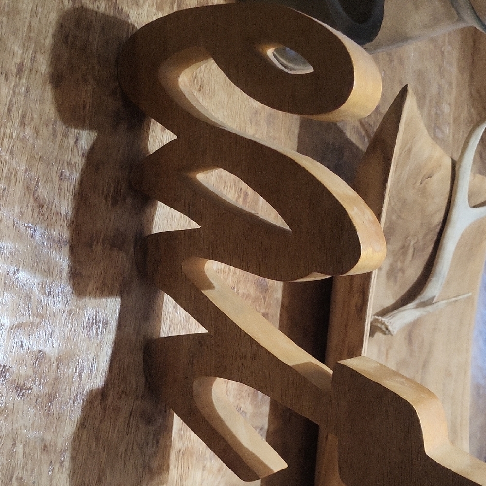 Wooden 'Eat' Wall Art Decor